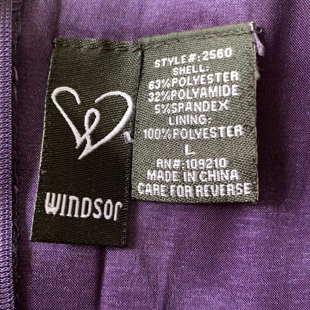 Windsor Dark Plum Mini Dress - Picture 3 of 4